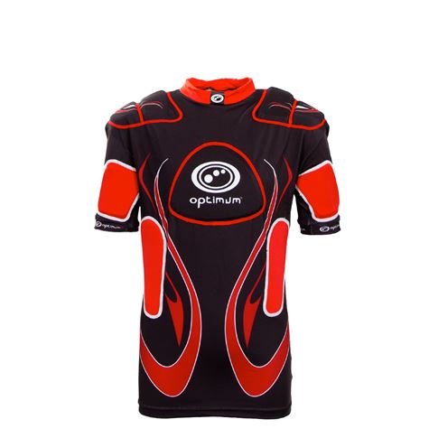 Optimum Adults Inferno Top – Black and Red