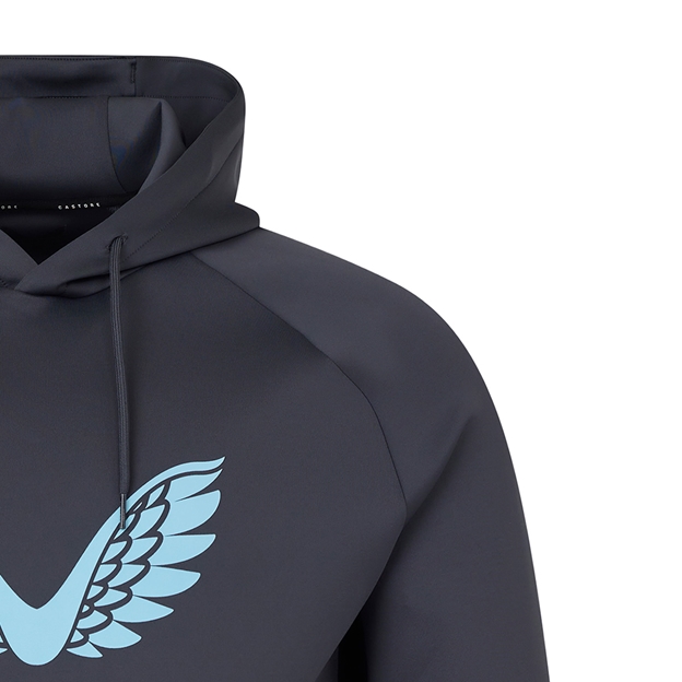 Harlequins Presentation Hoodie 25/26 Ebony - Hood