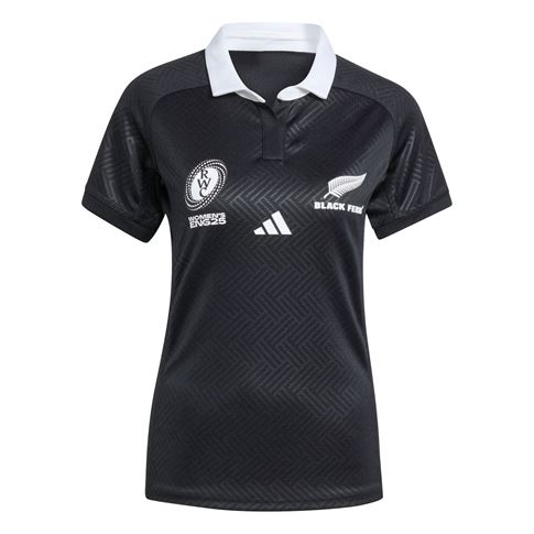 Black Ferns Womens Rugby World Cup Home Rugby Shirt 2025 - Front