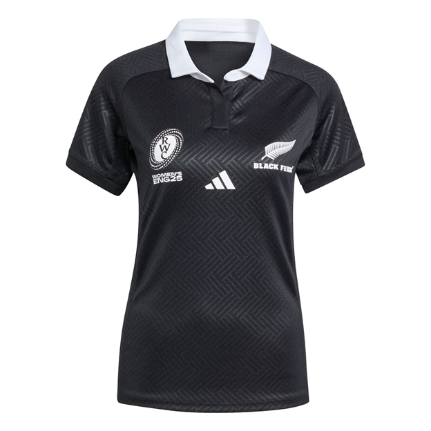 Black Ferns Womens Rugby World Cup Home Rugby Shirt 2025 - Front