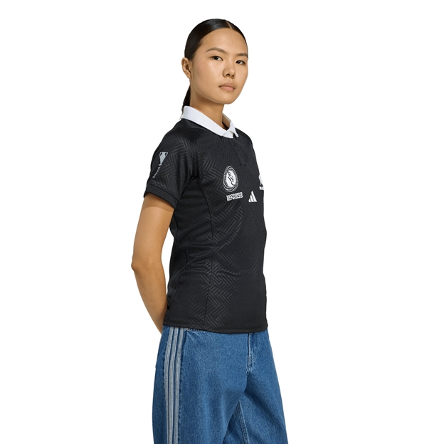 Black Ferns Womens Rugby World Cup Home Rugby Shirt 2025 - Model Side
