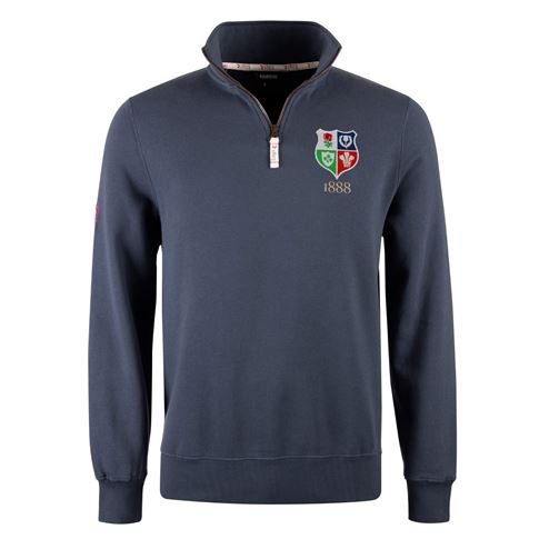 R1823 Lions1888 Qtr Zip Petrol - Front