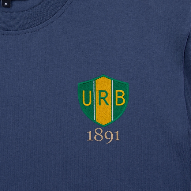 Brazil 1891 T-Shirt Petrol Blue - Badge View