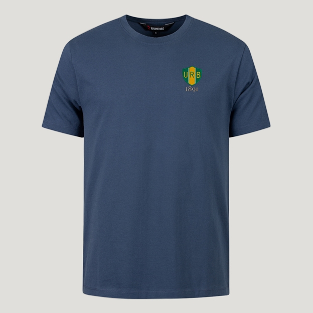 Brazil 1891 T-Shirt Petrol Blue - Front View