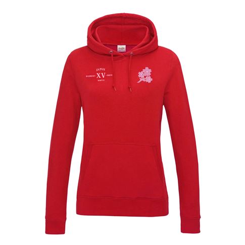 Womens World Cup Japan Womens Classic Hoodie Red - Front