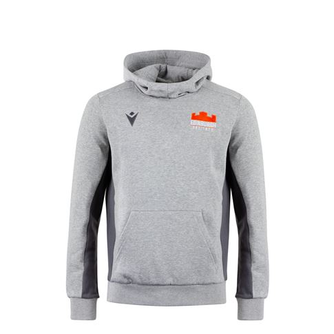 Edinburgh Kids Travel Hoodie 26/27 Grey - Front View
