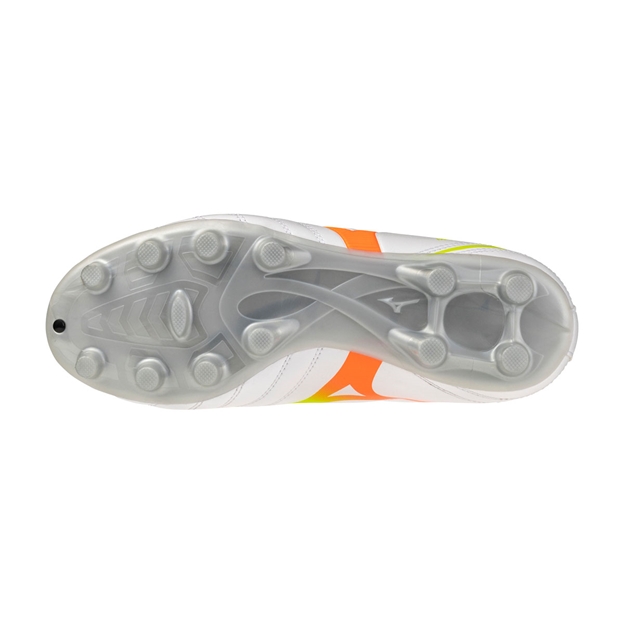 Mizuno Kids Monarcida Neo III Select Firm Ground Rugby Boots White - Soleplate View