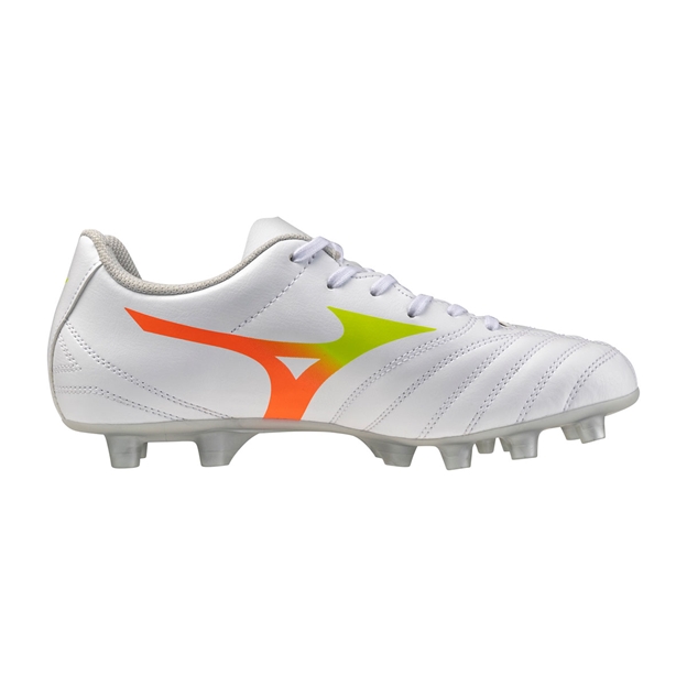 Mizuno Kids Monarcida Neo III Select Firm Ground Rugby Boots White - Instep View