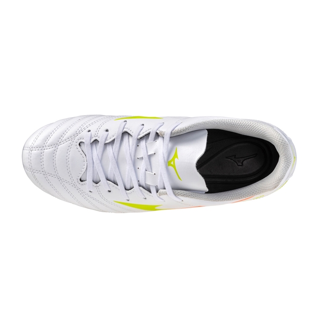 Mizuno Kids Monarcida Neo III Select Firm Ground Rugby Boots White - Top View