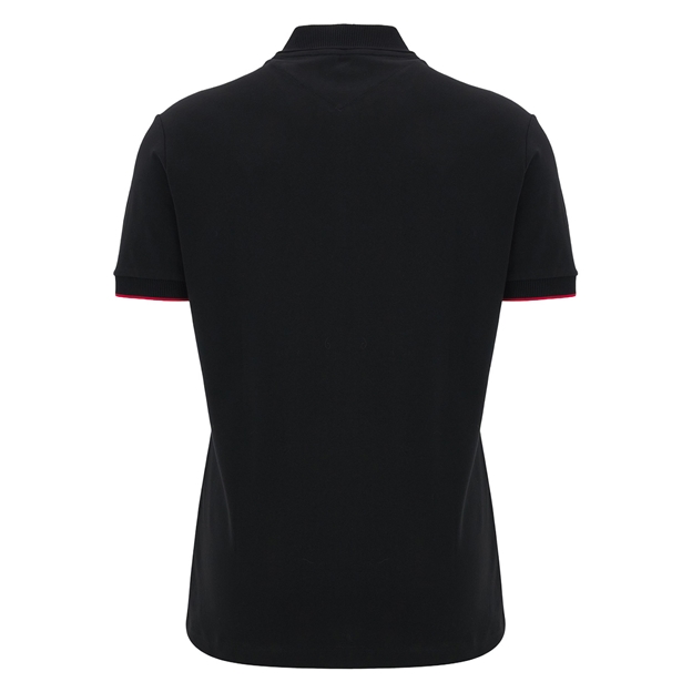 Gloucester Mens Travel Polo 26/27 Black - Back View