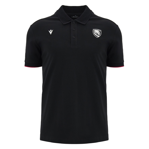 Gloucester Mens Travel Polo 26/27 Black - Front