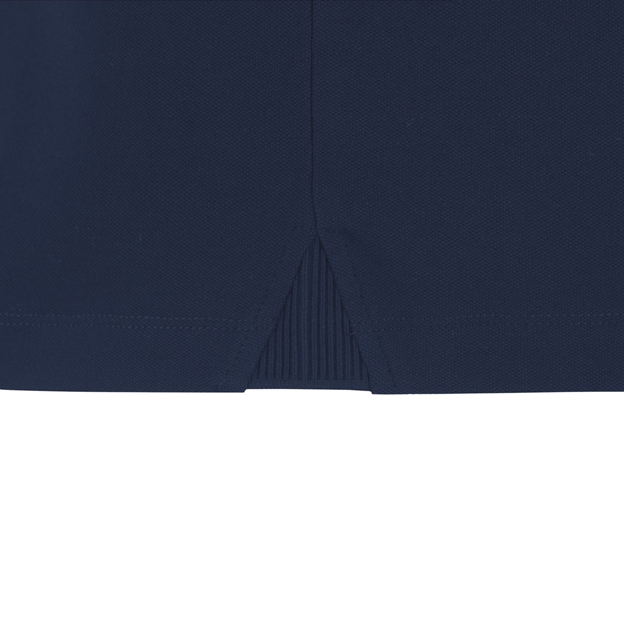Sale Sharks Mens Travel Polo 26/27 Navy - Hem Detail
