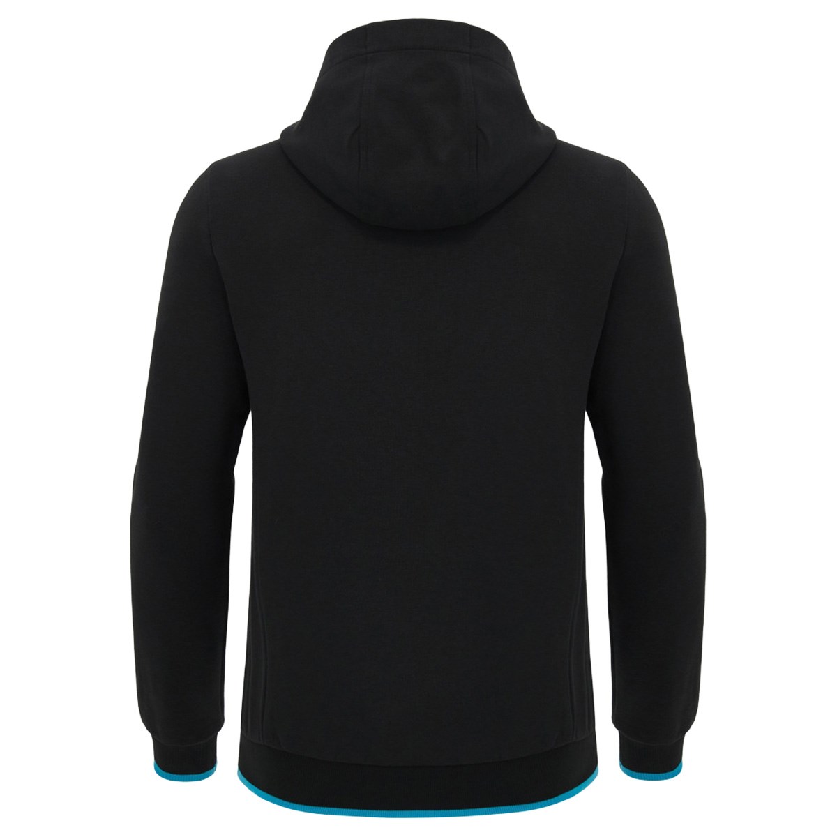 Glasgow Warriors Mens Travel Hoodie 26/27 Black - Front View