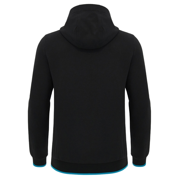Glasgow Warriors Mens Travel Hoodie 26/27 Black - Back View