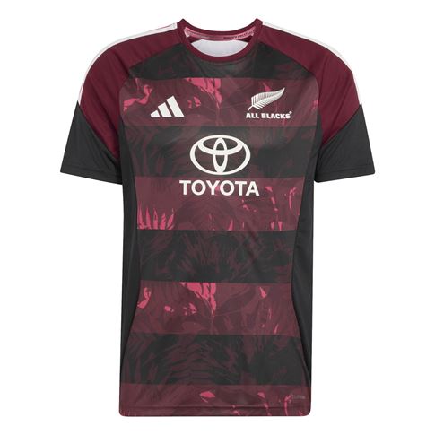 All Blacks Mens 'Greatest Rivalry' Performance T-Shirt 26/27 Maroon - Front View