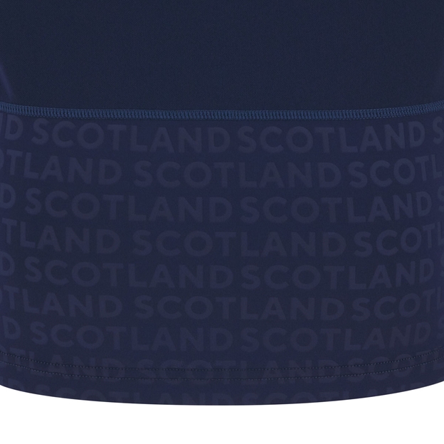 Scotland Mens Home Rugby Shirt 25/26 Navy - Scotland relief print
