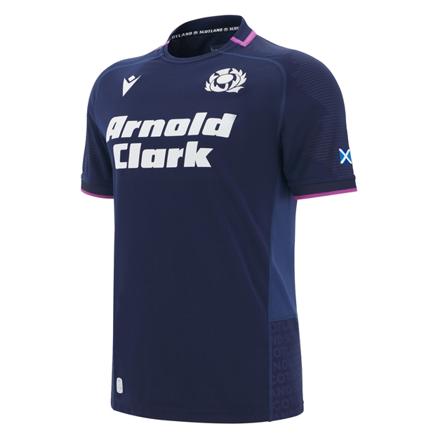 Scotland Mens Home Rugby Shirt 25/26 Navy - Front