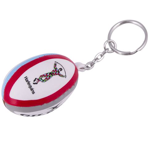 Gilbert Harlequins Keyring - Front