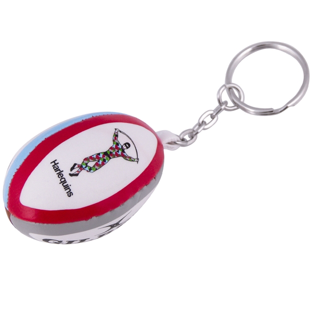Gilbert Harlequins Keyring - Front