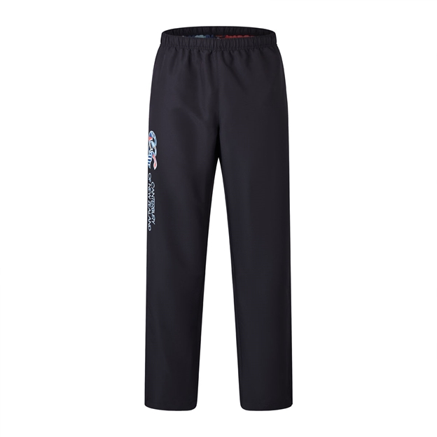 Canterbury Mens Uglies Open-Hem Stadium Pant Black - Front View