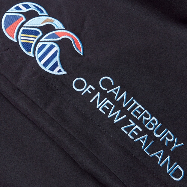 Canterbury Mens Uglies Open-Hem Stadium Pant Black - CCC Embroidery Close-up