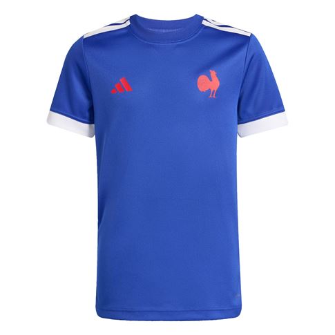 France Mens Home Supporters T-Shirt Lucid Blue 25/26 - Front View
