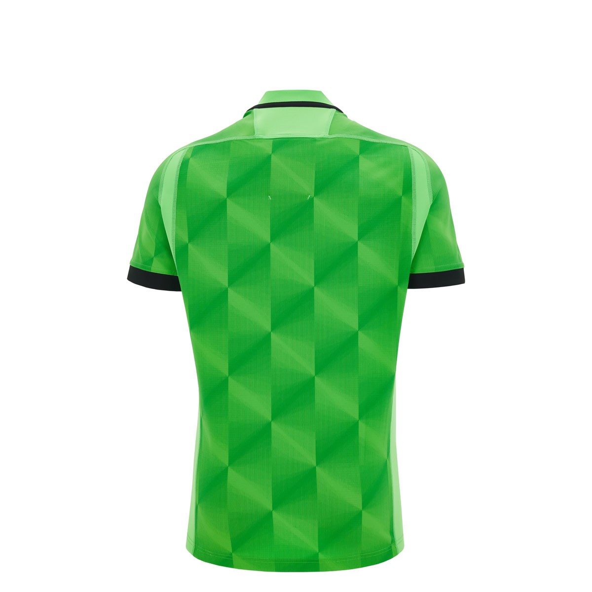 Wales Kids Training Rugby Shirt 26/27 Neon Green - Front View