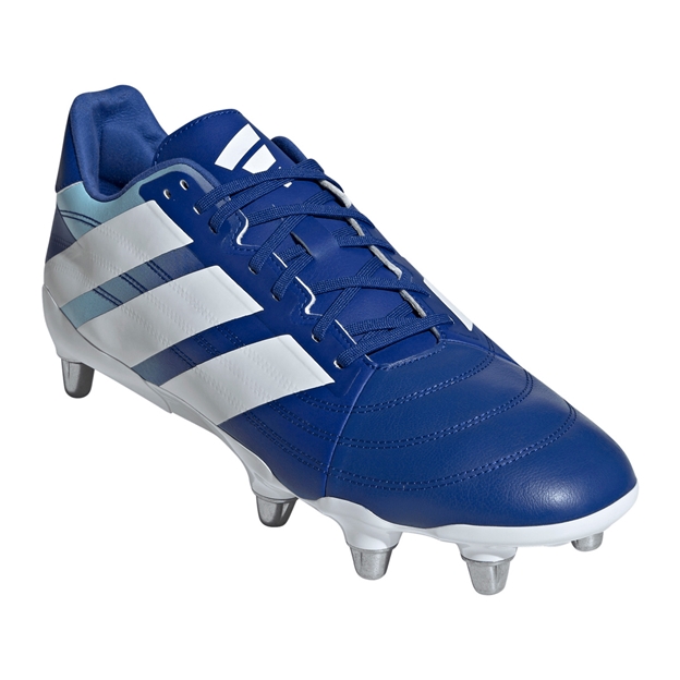Adidas Adults Kakari Elite Soft Ground Rugby Boots Team Royal Blue - Toe View