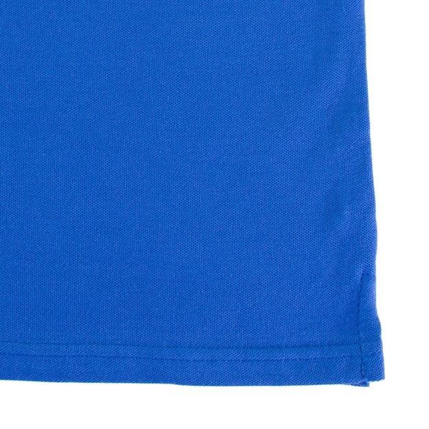 France Mens Classic Polo Shirt Royal - Hem Detail