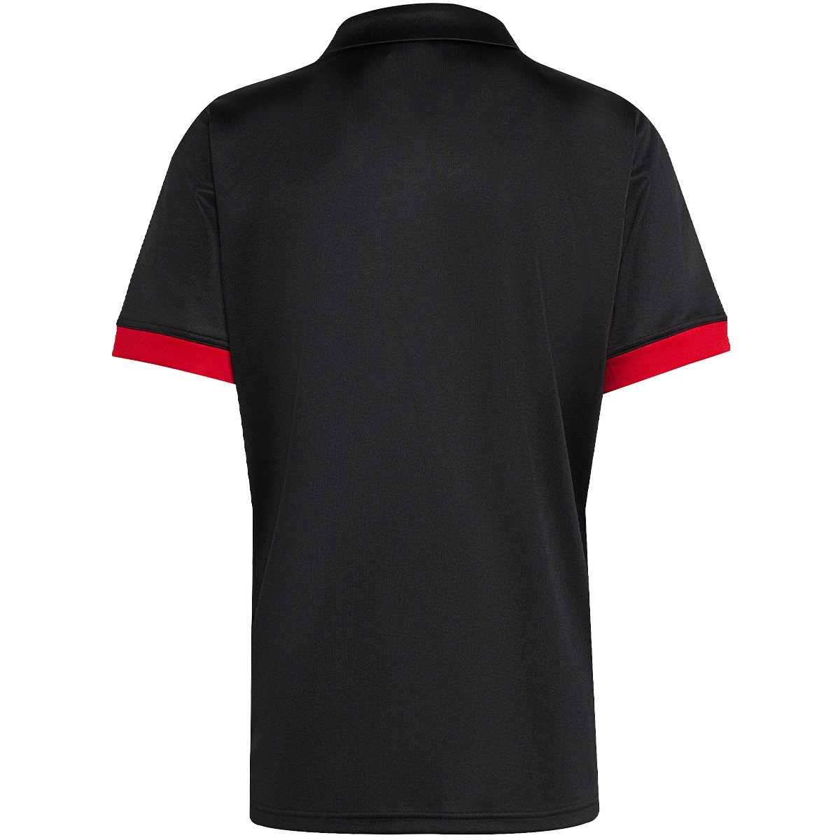 Maori All Blacks Mens Home Rugby Shirt Short Sleeve Black 25/26 - Front View