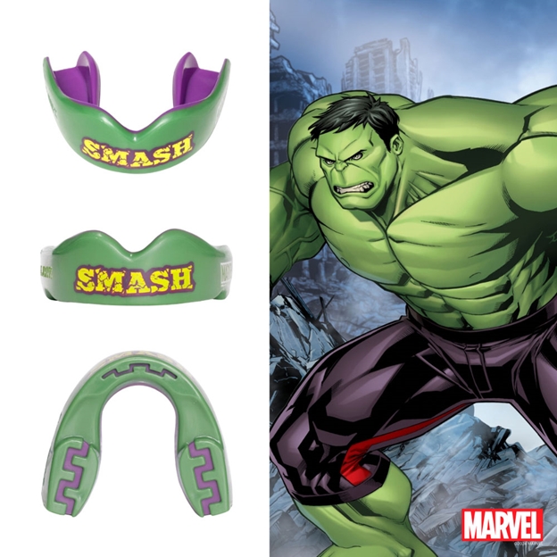 SafeJawz Marvel The Hulk Mouthguard Character Art