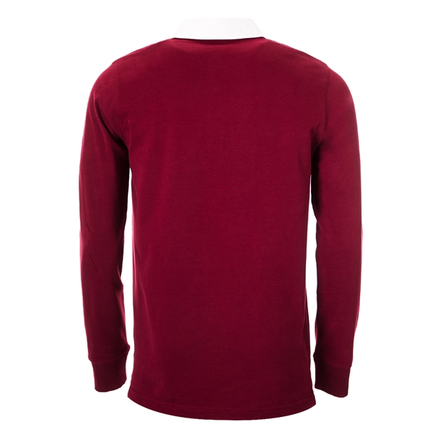 England Grand Slam 2026 Adults Heavyweight Rugby shirt Burgundy - Back