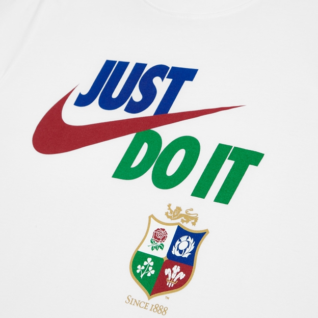 British & Irish Lions Womens Travel T-shirt 2027 white - Close-up