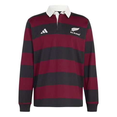 All Blacks Mens Heritage Polo 26/27 Maroon - Front View