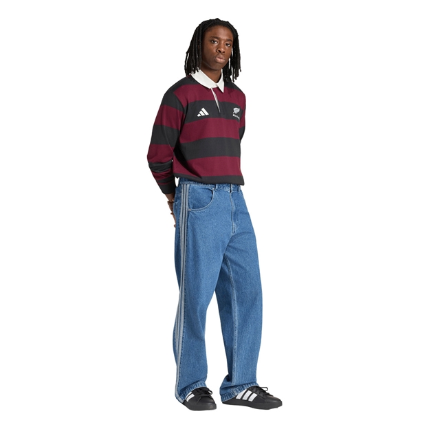 All Blacks Mens Heritage Polo 26/27 Maroon - Model Standing View