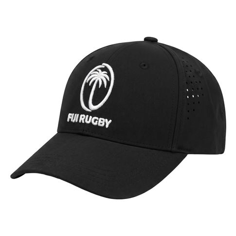 Fiji Adults Cap 26/27 Black - Side View