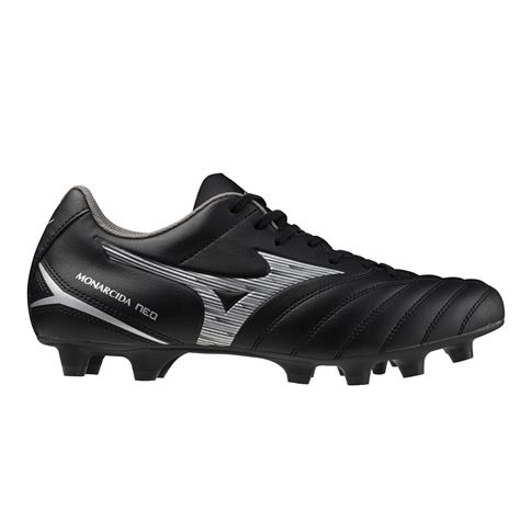 Mizuno Adults Monarcida Neo III Select Firm Ground Rugby Boots – Black/Silver