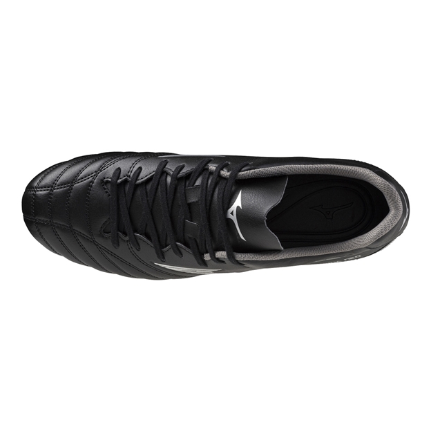 Mizuno Adults Monarcida Neo III Select Firm Ground Rugby Boots - Black/Silver