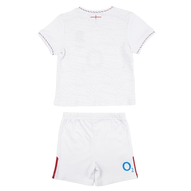 England Baby Home Kit Shorts & T-Shirt 26/27 White - Back View
