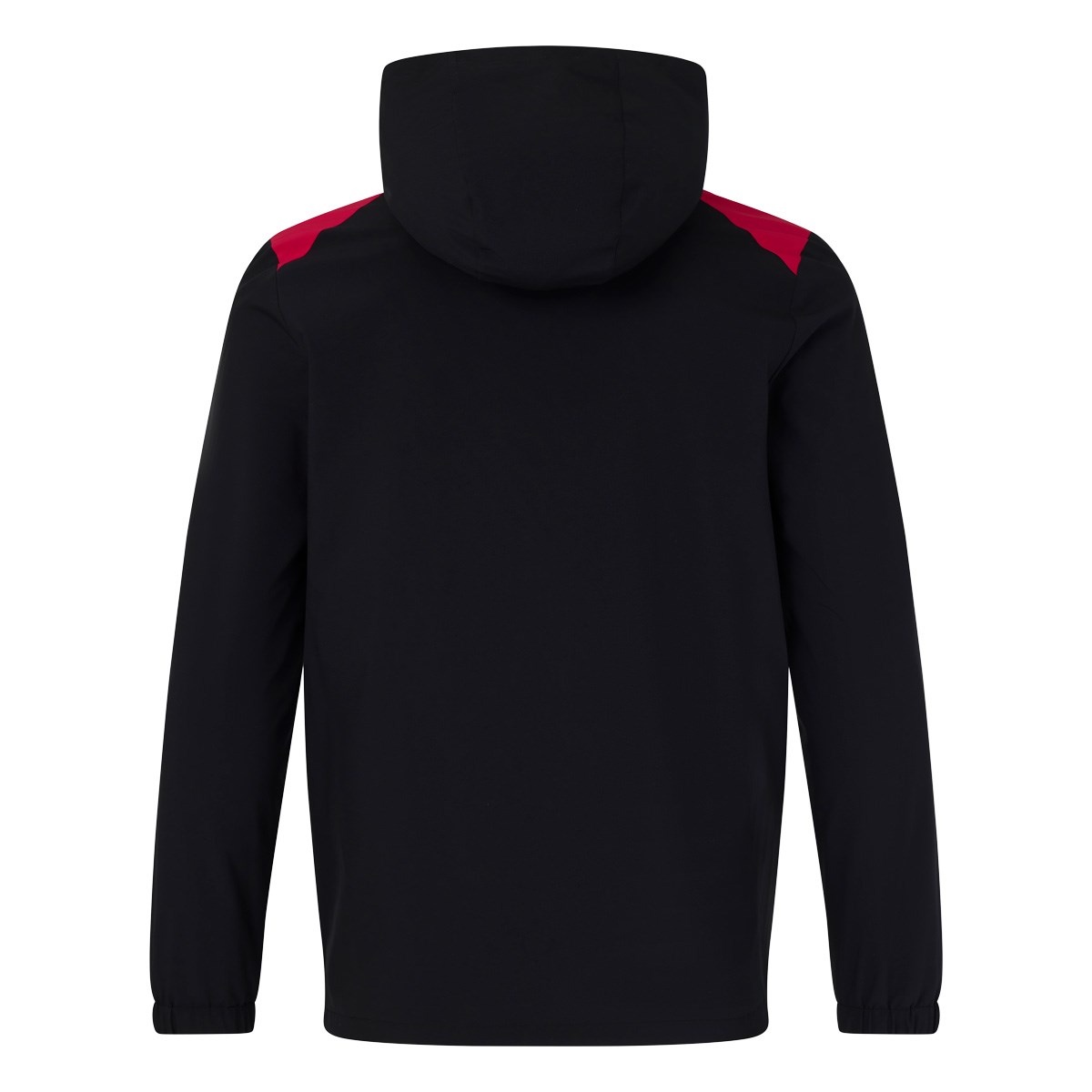 England Adults Performance Shower Jacket - Packable Hood 26/27 Castore Black - Front View