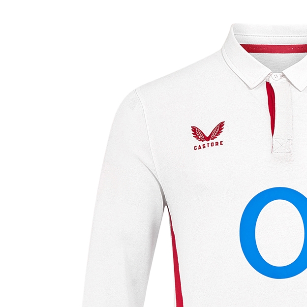 England Mens Home Classic Long Sleeve Rugby Shirt 25-26 - Castore