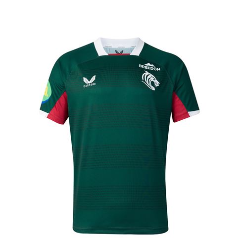 Leicester Tigers Kids Home Rugby Shirt 26/27 Botanical Garden - Front View