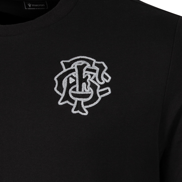 Barbarians Mens Leisure Sweatshirt 26/27 Black - Barbarians Logo Close-up