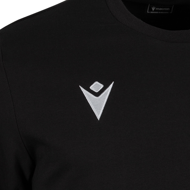 Barbarians Mens Leisure Sweatshirt 26/27 Black - Macron Logo Close-up