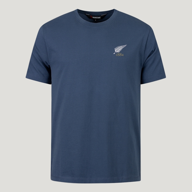 New Zealand 1884 T-Shirt - Petrol Blue