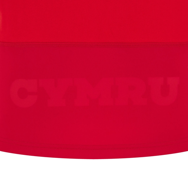 Wales Mens Home Cotton Rugby Shirt 25/26 Short Sleeve Red - CYMRU