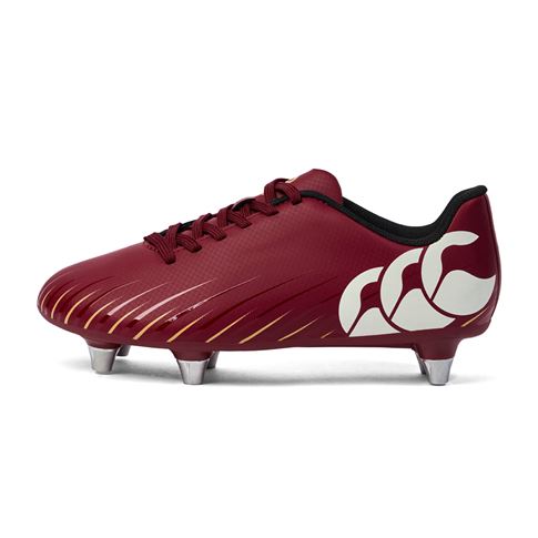 Canterbury Kids Speed Falcon SG Rugby Boots Red - Outstep