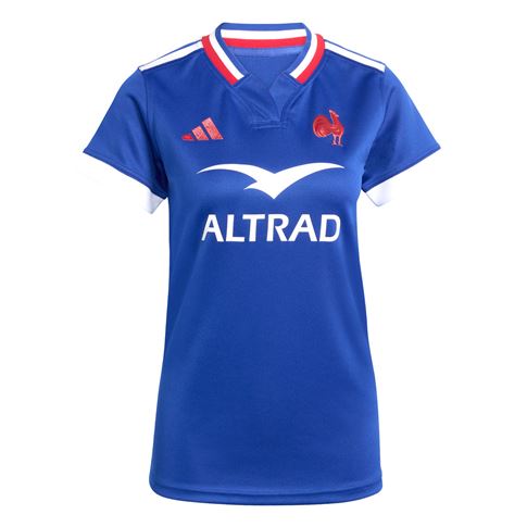 France Womens Home Rugby Shirt Lucid Blue 25/26 - Front