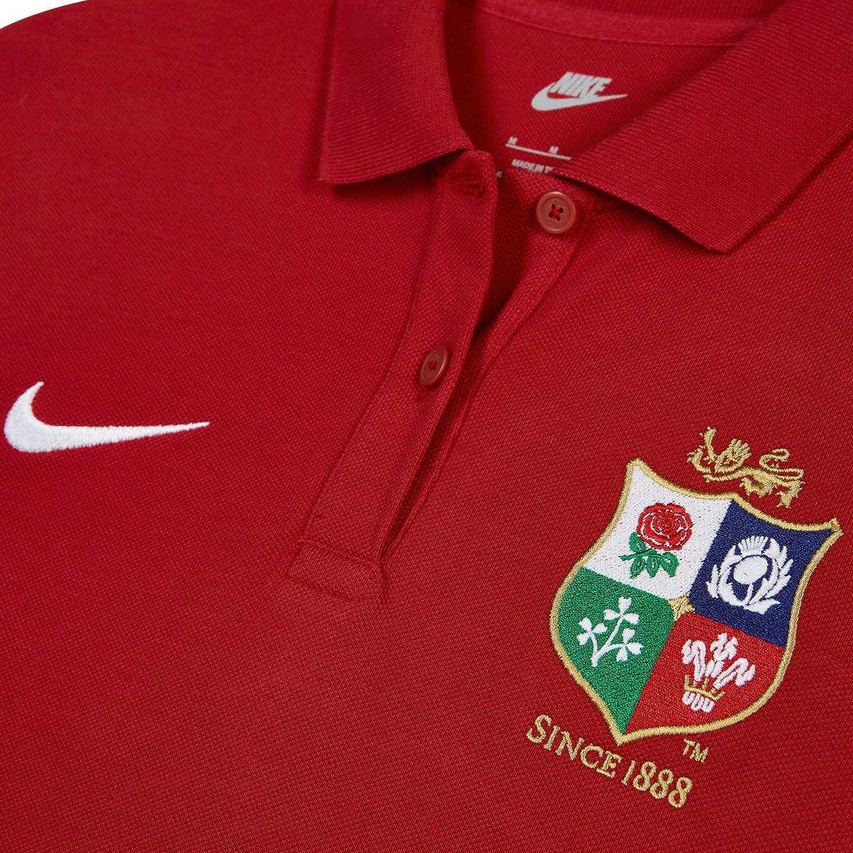 British & Irish Lions Womens Travel Polo 2027 - Pepper Red - Front