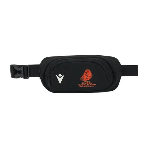 Rugby World Cup 2027 Bum Bag – Black/Orange